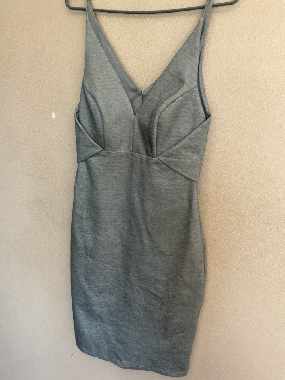 Gray Sleeveless Mid Length Dress By Mystic.